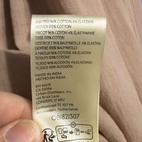 NWT FREE PEOPLE Lyrical Tunic / Etherea Beige Small - Picture 8 of 10